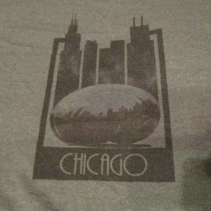 Chicago Millennium Park Cloud Gate Bean Shirt XXL